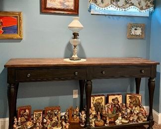 Item 29:  Hooker Console Table (drawers open on both sides) - 72"l x 18"w x 36"h: $645