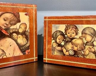 Item 383:  (2) Hummel Music Boxes:  $12/Each - we have others as well but they need to be seen before purchasing as they have and issue here and there.