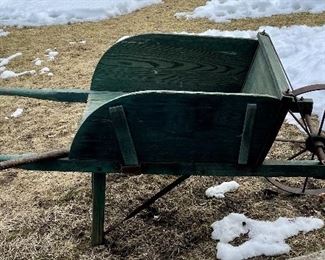 Item 391:  Antique Wheelbarrow:  $165