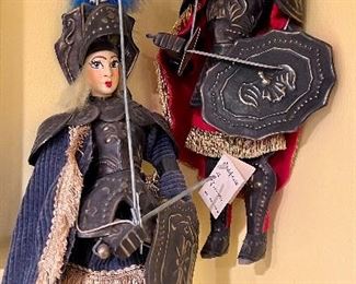 Item 398:  Vintage Sicilian Puppets:  $65/Pair