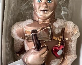 Item 496:  Christopher Radko 1997 "Tin Man" Ornament:  $145