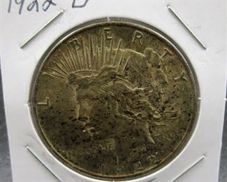 1922-D Peace Dollar