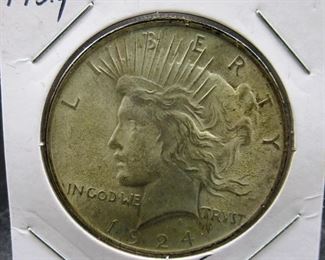 1924 Peace Dollar
