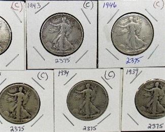 Walking Liberty Half Dollars