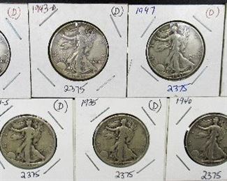 Walking Liberty Half Dollars