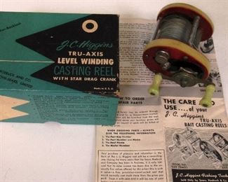Vintage J.C. Higgins Tru-Axis Level Winding Casting Reel