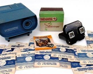 View-Master Projector, Stereoscope and Reels
