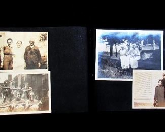 Vintage Black and White Photo Album