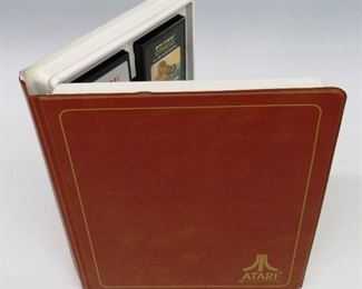 Vintage Atari (8) Game Cartridge Case