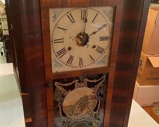 E. N. Welch Ogee Wall Clock
