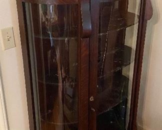 Bow Front China Cabinet
