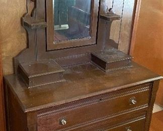 Empire Style Chest with Mirror