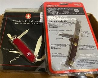Victorinox and Craftsman Knives