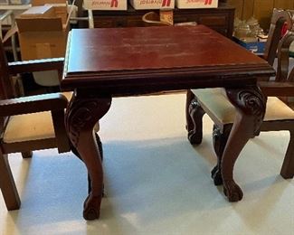 Miniature Table and Chairs