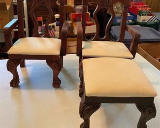 Miniature Chippendale Chairs