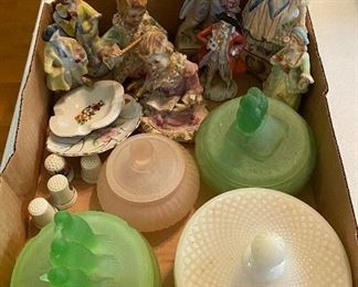 Powder Dishes and Figurines