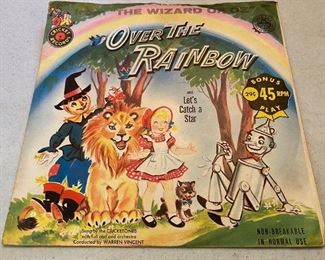 Wizard of Oz 45 Record
