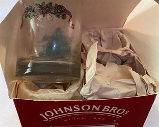 Johnson Brothers Victorian Christmas Glasses and Stemware