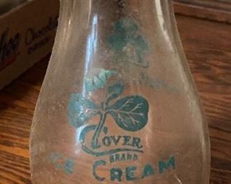 Old Clover Dairy Milk Bottle