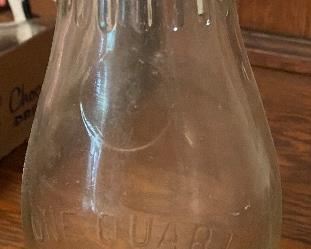 Two Old Slug Plate Jones Dairy Bottles from Thomasville, N.C.