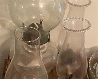 Assorted Old Oil Lamps