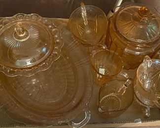 More Pink Depression Glass