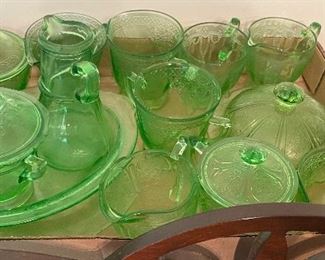 More Green Depression Glass
