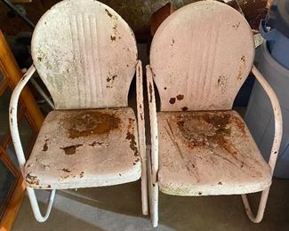Old Metal Lawn Chairs