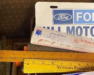Advertising Rulers and Yard Sticks