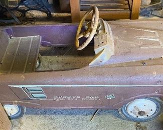 Old Sports Car Pedal Car
