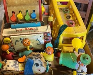Fisher Price and Old Pull Toys