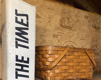 Picnic Basket, Thomasville Times Paper Box