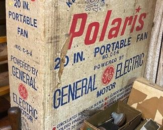 Vintage Polaris Portable Box Fan in Box