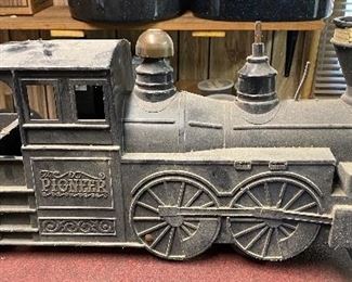 Vintage Plastic Pioneer Ride on Plastic Lococmotive