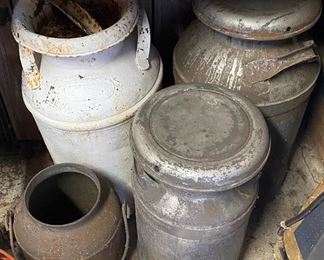 Old Milk Cans