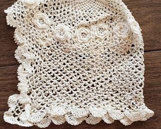 vintage lace bonnet