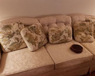 Sofa, three cushions