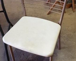 Metal/padded chairs