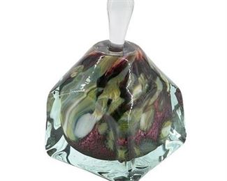 Lot 011
Robert Eickholt Art Glass Perfume Bottle 1996