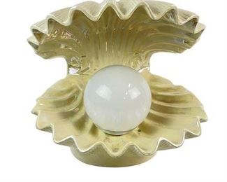 Lot 013a
Limelight Vintage Pearlescent Clamshell & Pearl Table Lamp