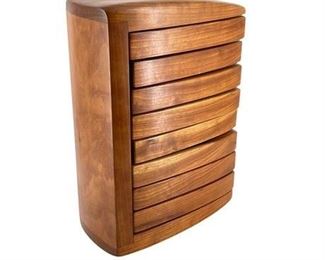 Lot 017
Kellams Studio Sculptural Pivoting Jewelry Box Signed