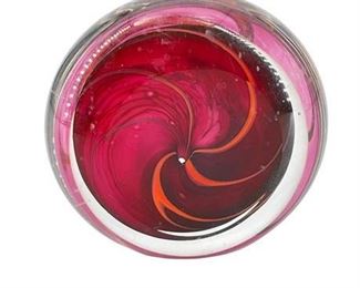 Lot 020
Hal David Berger Signed Contemporary Paperweight