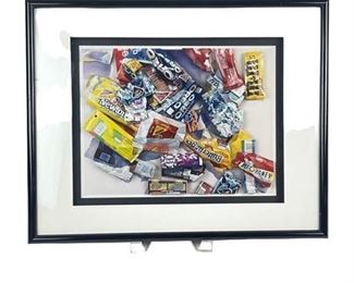 Lot 020a
Patrick D Clark 'Candy Wrapper' Three Dimensional Watercolor