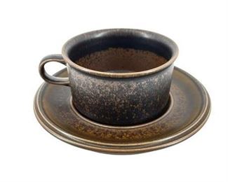 Lot 023b
Arabia Finland Mokka Coffee Mug and Saucer