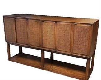 Lot 043a
Founders Furniture Co. Mid Century Cane Front Buffet Cabinet