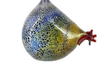 Lot 046
Rene Burri Mundgeblasen Switzerland Art Glass Sitting Chicken