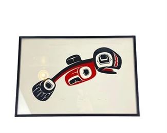 Lot 113
"Alevin", Phil Janze' Signed Serigraph Numbered