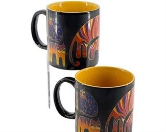Lot 120
Laurel Burch 'Fantastic Feline' Mug Duo