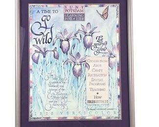 Lot 123
Lebeda 'Iris Versicolor' Signed Print