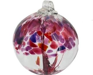 Lot 131
Hand Blown Glass Witch Ball Gem Tone Colors